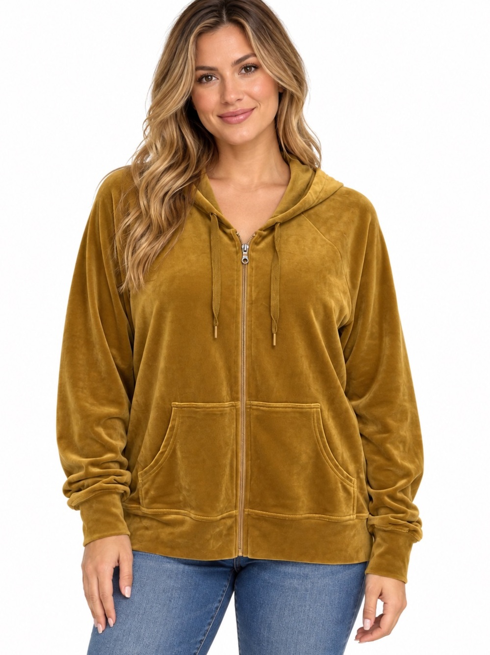 OFFLINE by Aerie Velour Full-Zip Hoodie jacket XL